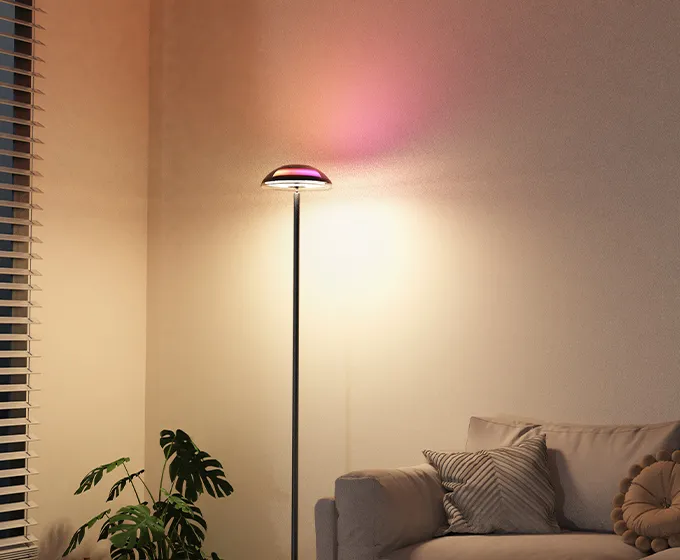 Uplighter Ripple Projection Floor Lamp